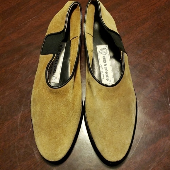 Andre ASSOUS Tan Suede Flats Made in Spain - Picture 2 of 8
